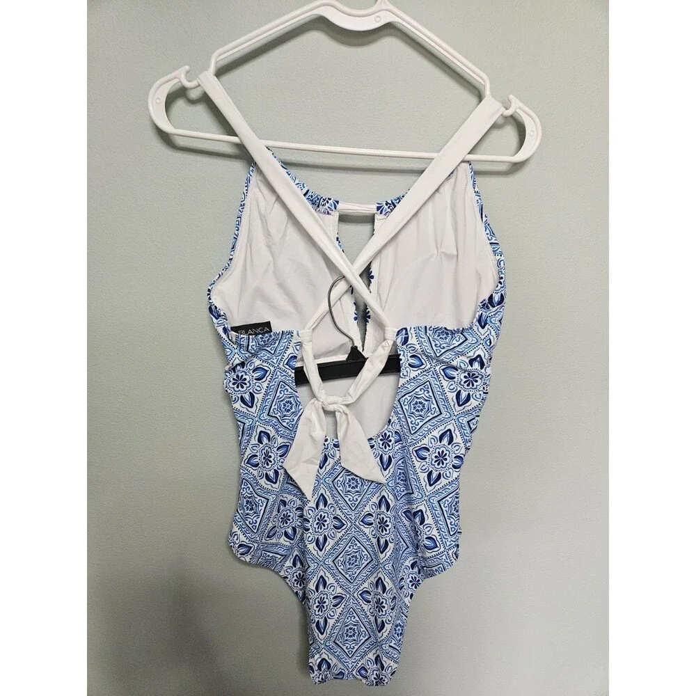 Sz 10 - La Blanca Swimsuit Tummy Control